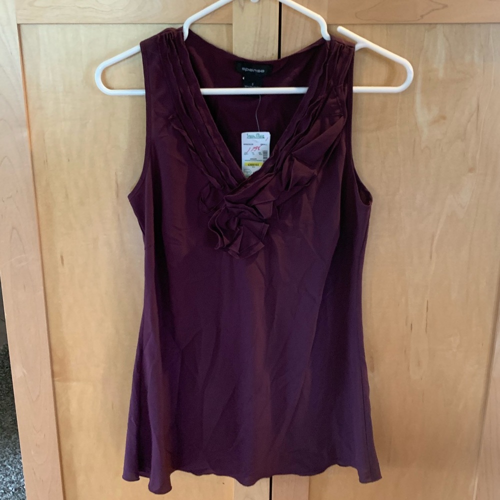 Purple tank top new with tags